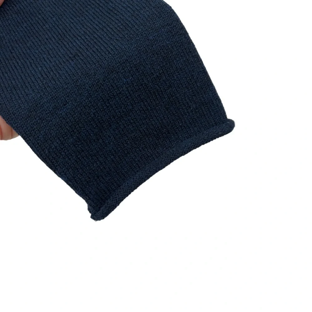 Smartwool women’s Shadow Pine Colorblock crew Sweater XS navy teal merino wool - Picture 6 of 8